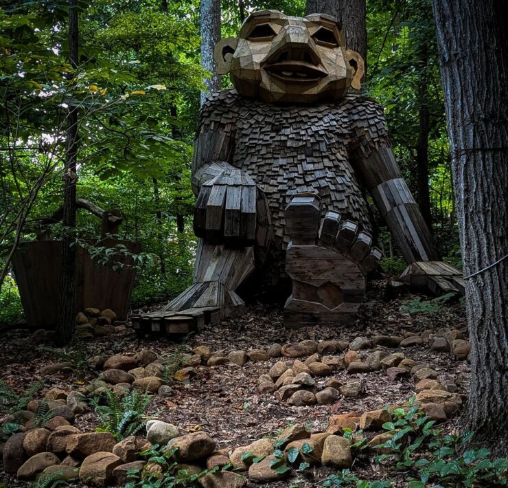 Trolls Thomas Dambo Atlanta Botanical Garden