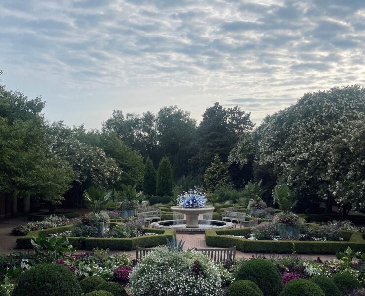 Garden Fountain Atlanta Botanical Garden
