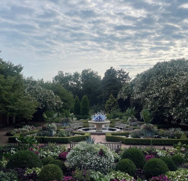 Garden Fountain Atlanta Botanical Garden