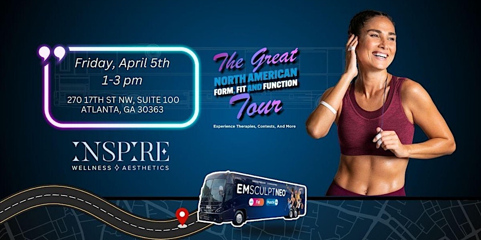 #MuscleMatters Bus Tour at Inspire Wellness!