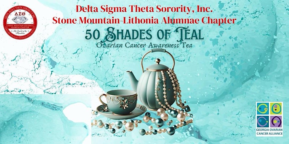 SM-LAC Presents 50 Shades of Teal: Ovarian Cancer Awareness Tea