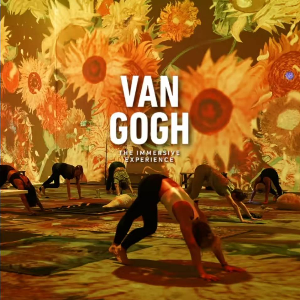 Yoga at Van Gogh: The Immersive Experience