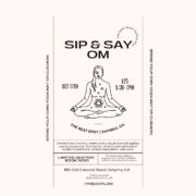 Sip & Say Om