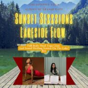 Sunset Sessions: Lakeside Full-Body Fluid Yoga x Sound Healing