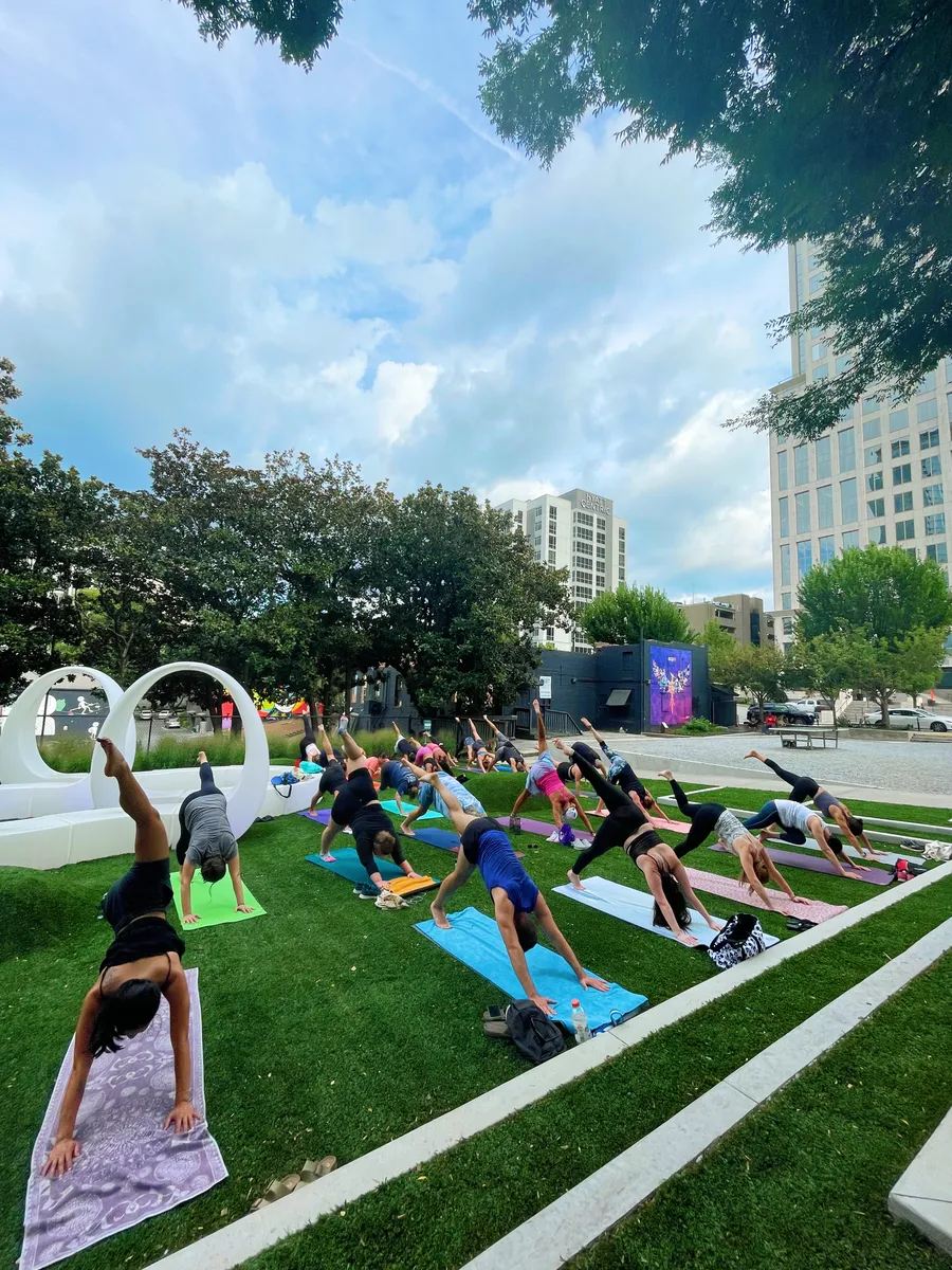 Yoga Flow at 10th Street Park