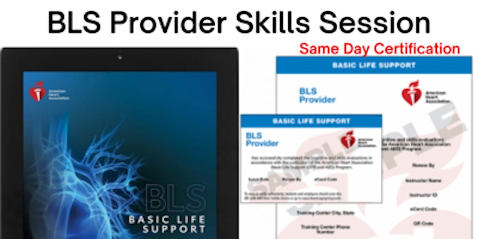 BLS Recertification In-Person Class with AHA Certification